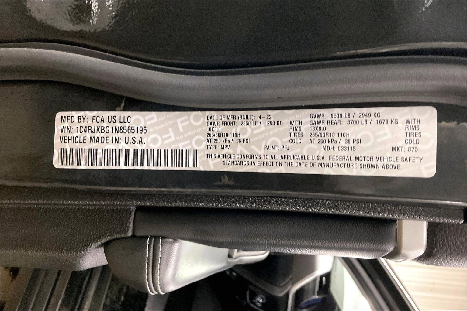 2022 Jeep Grand Cherokee L Limited