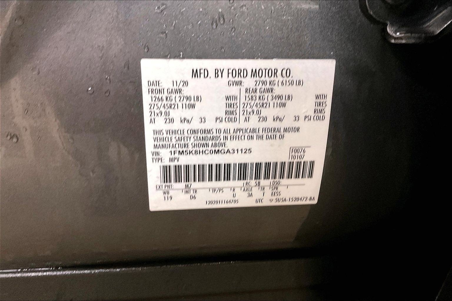 2021 Ford Explorer Platinum