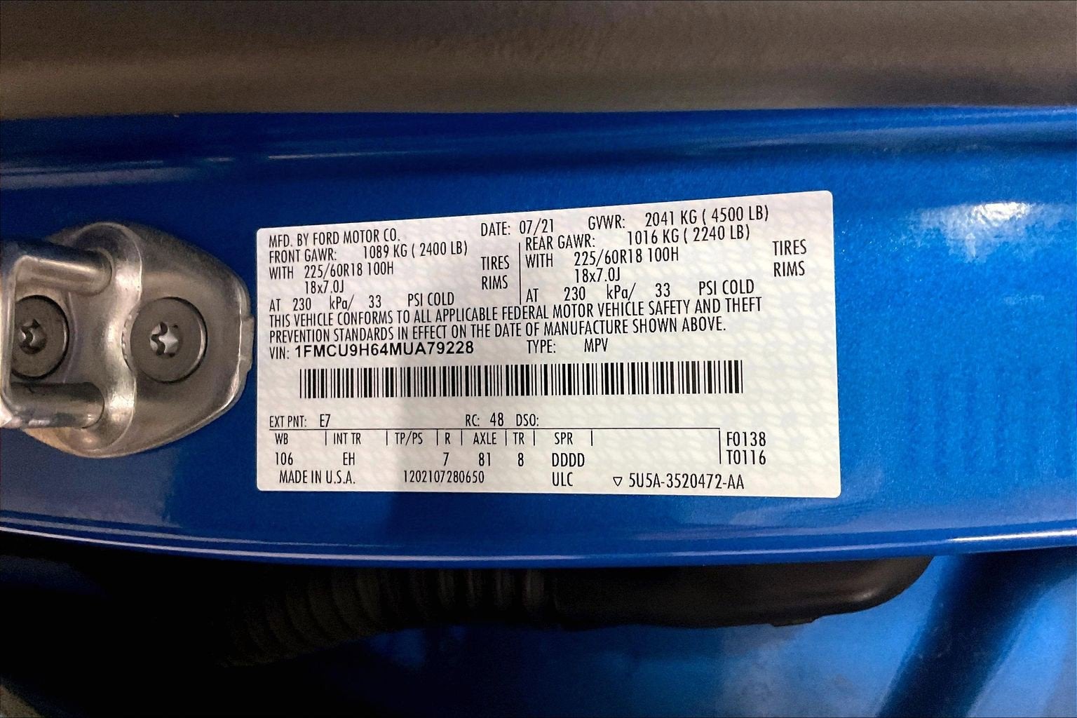 2021 Ford Escape SEL