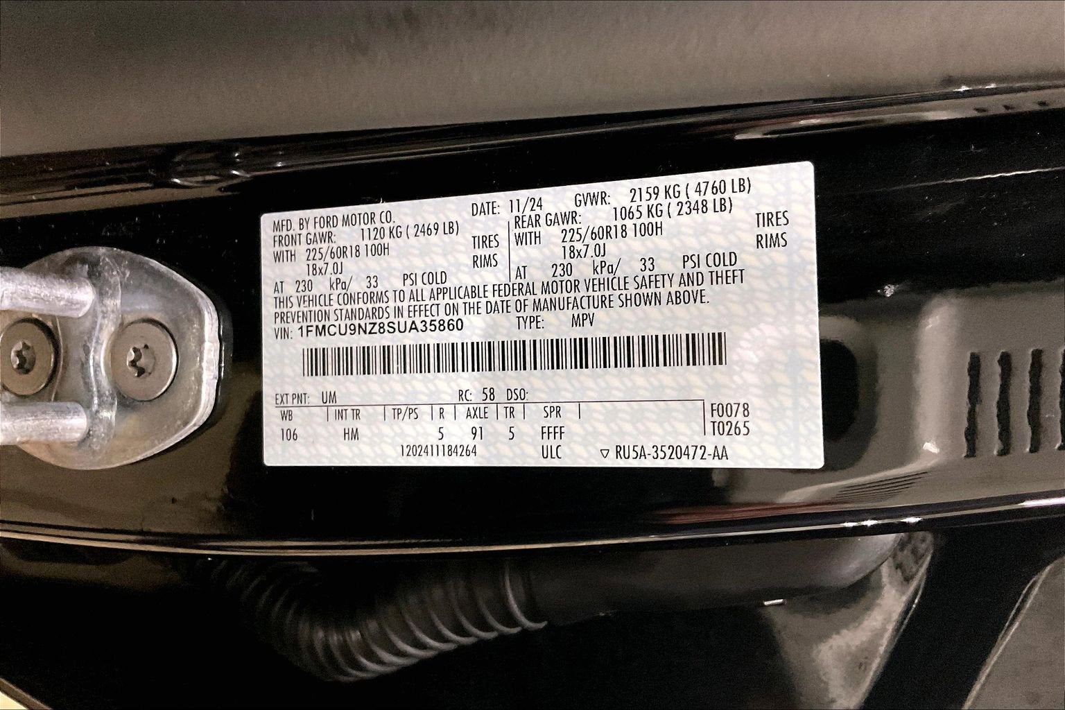 2025 Ford Escape ST-Line Select