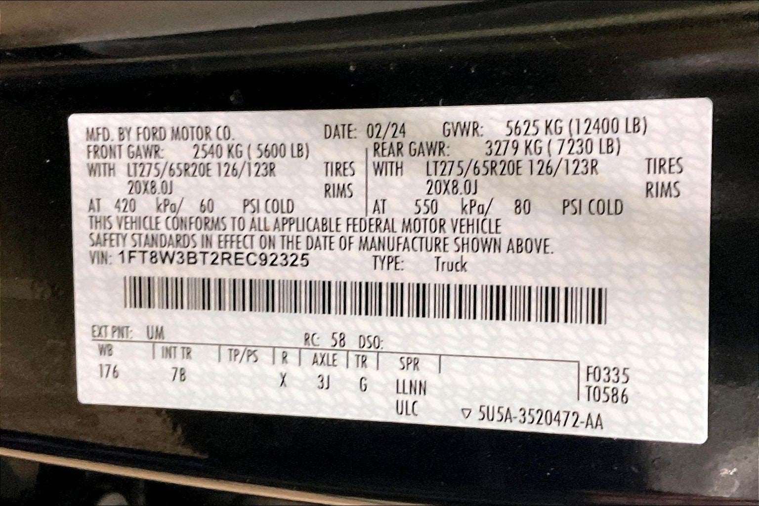 2024 Ford Super Duty F-350 SRW Platinum