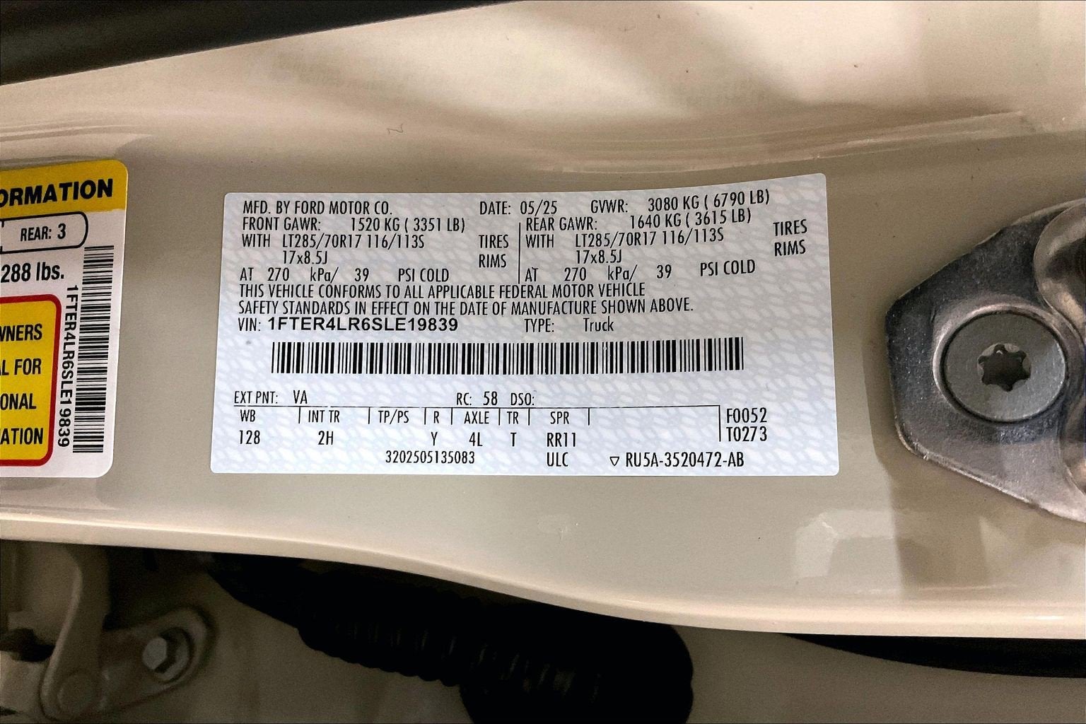 2025 Ford Ranger Raptor