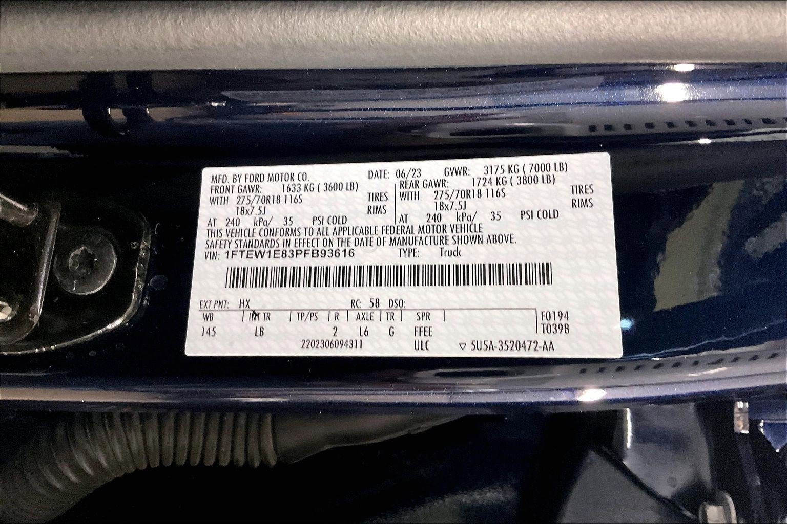 2023 Ford F-150 Tremor