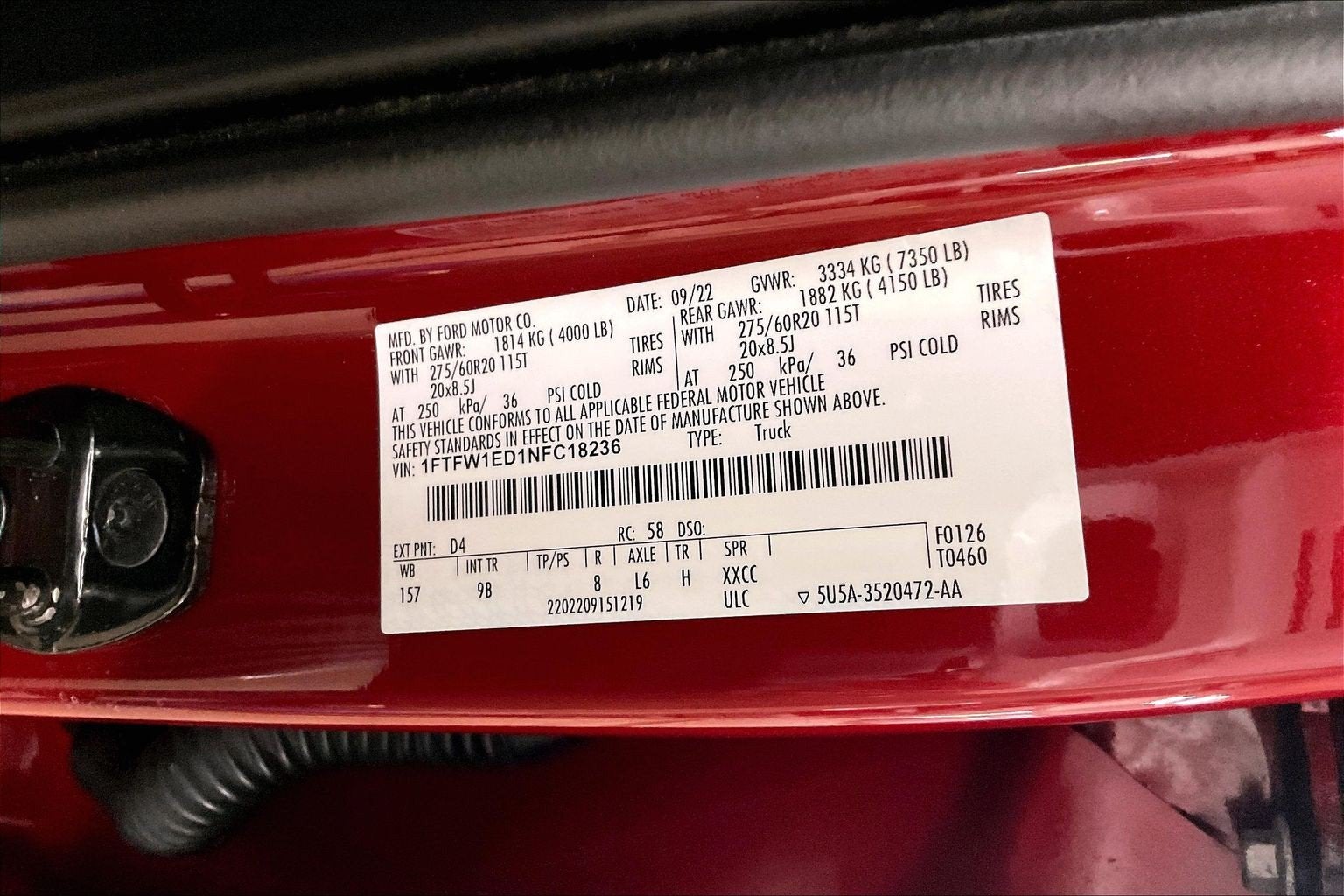 2022 Ford F-150 Platinum