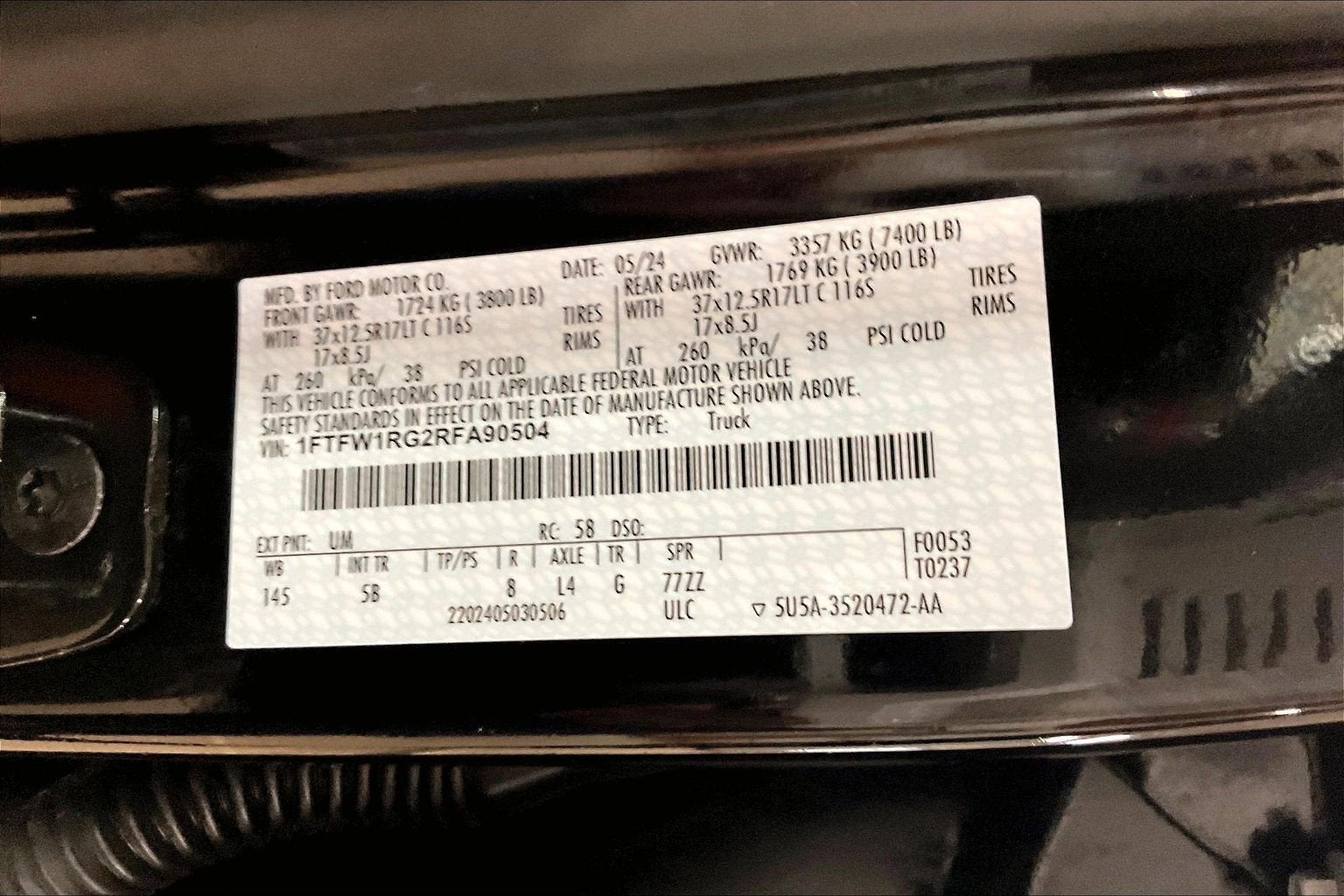 2024 Ford F-150 Raptor