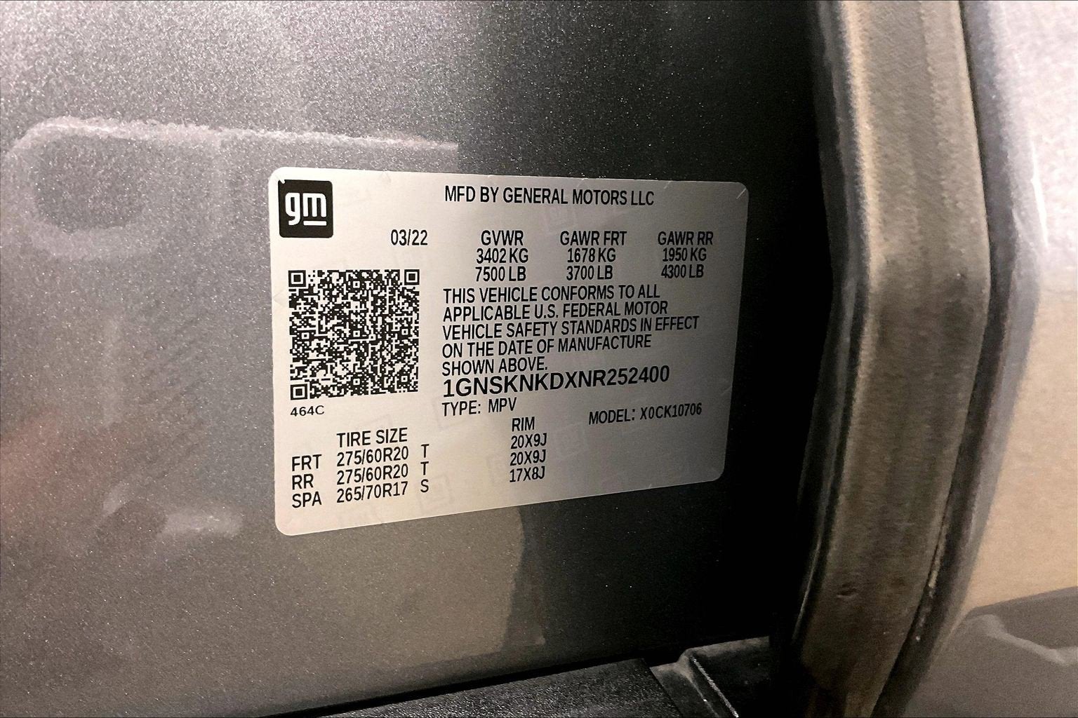 2022 Chevrolet Tahoe LT