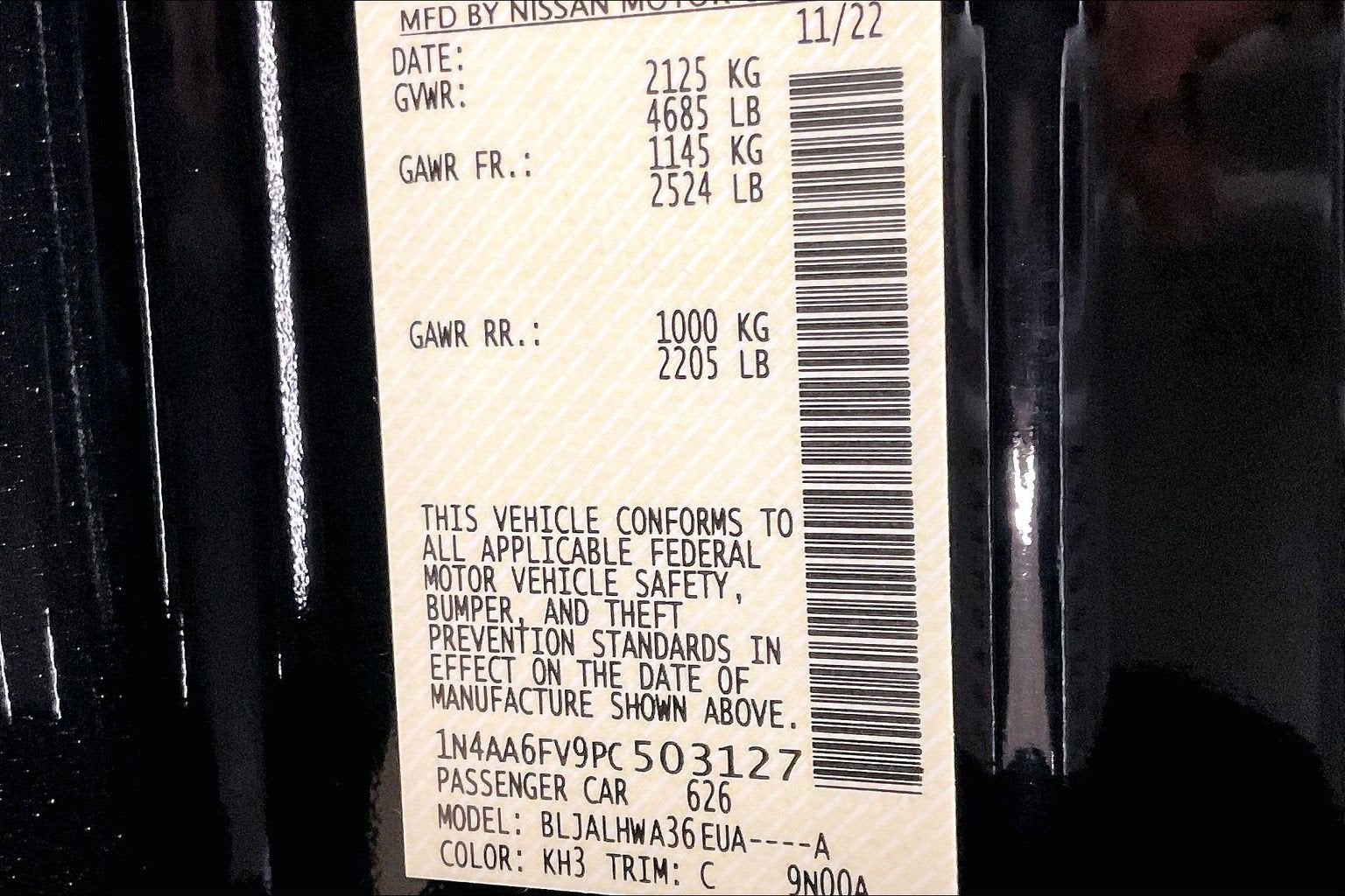 2023 Nissan Maxima Platinum