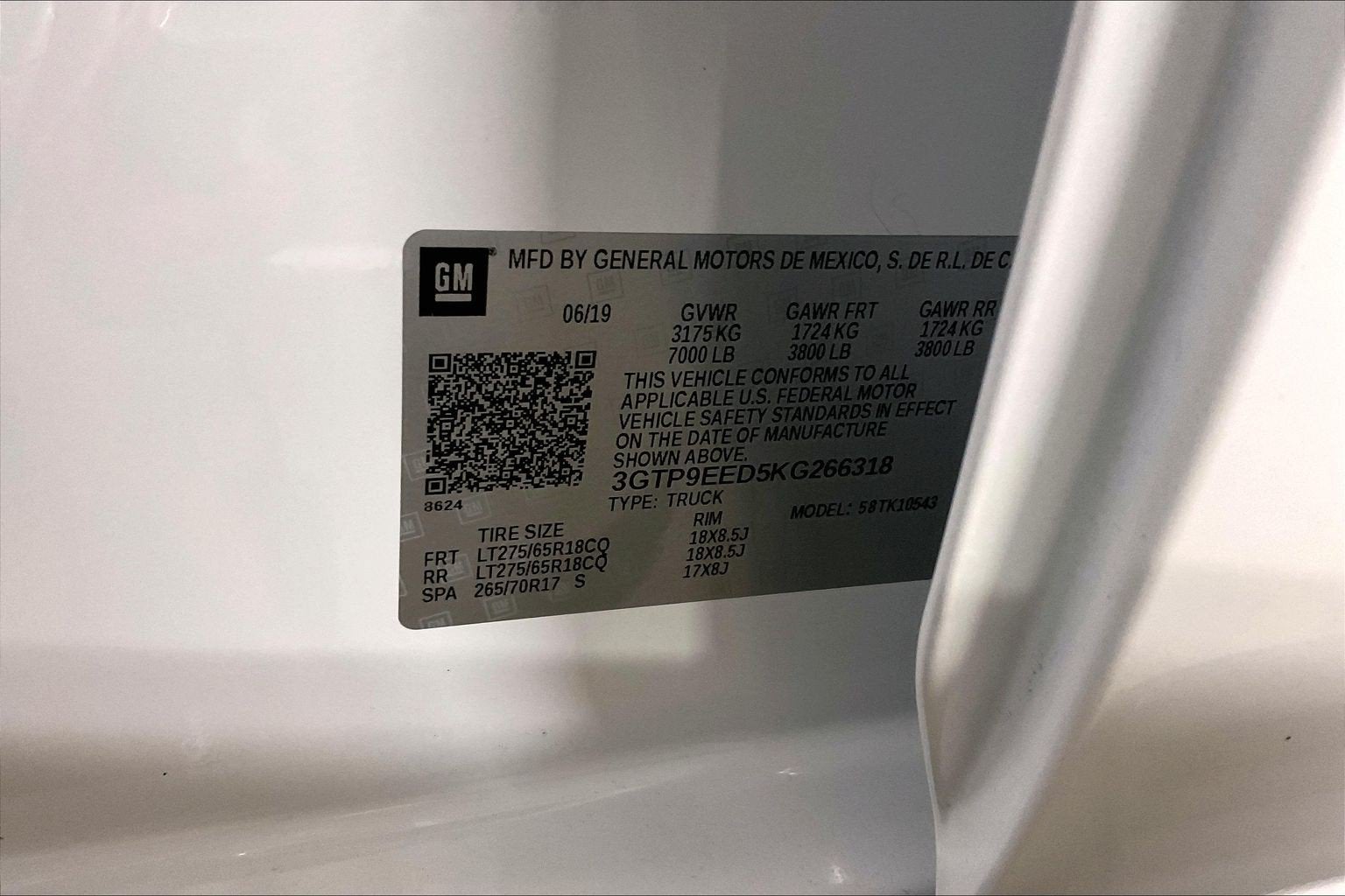 2019 GMC Sierra 1500 AT4
