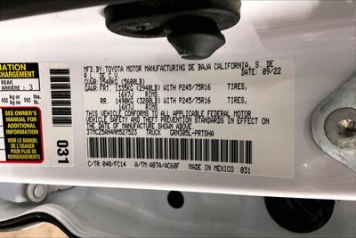 2022 Toyota Tacoma 4WD SR5