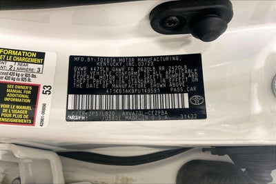 2023 Toyota Camry XSE
