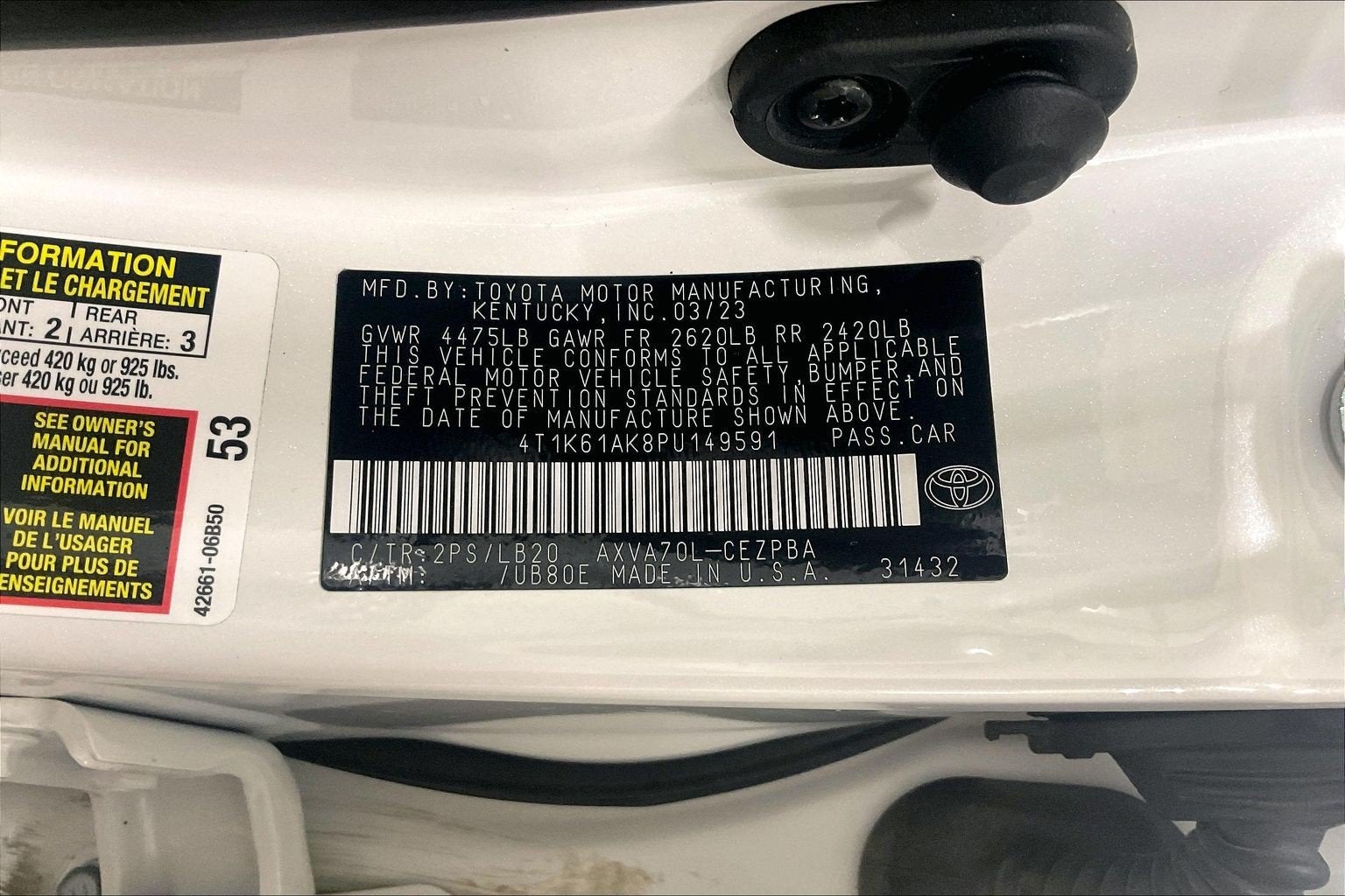 2023 Toyota Camry XSE
