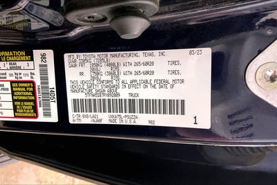 2023 Toyota Tundra 4WD Platinum