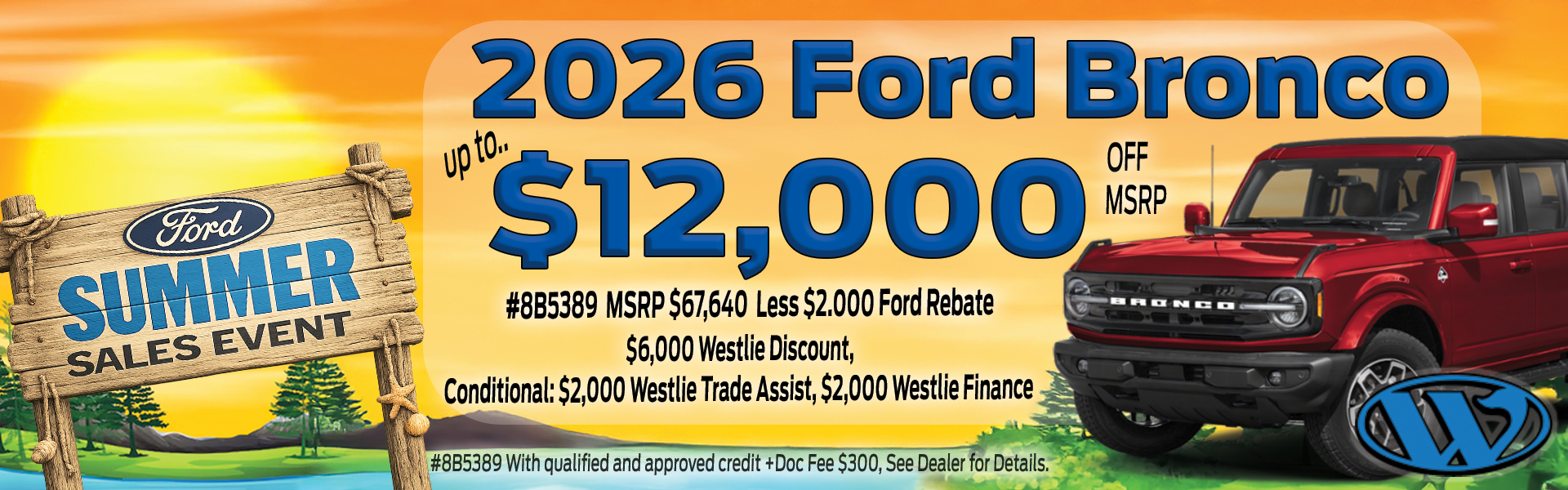 2026 Ford Bronco Westlie Motors