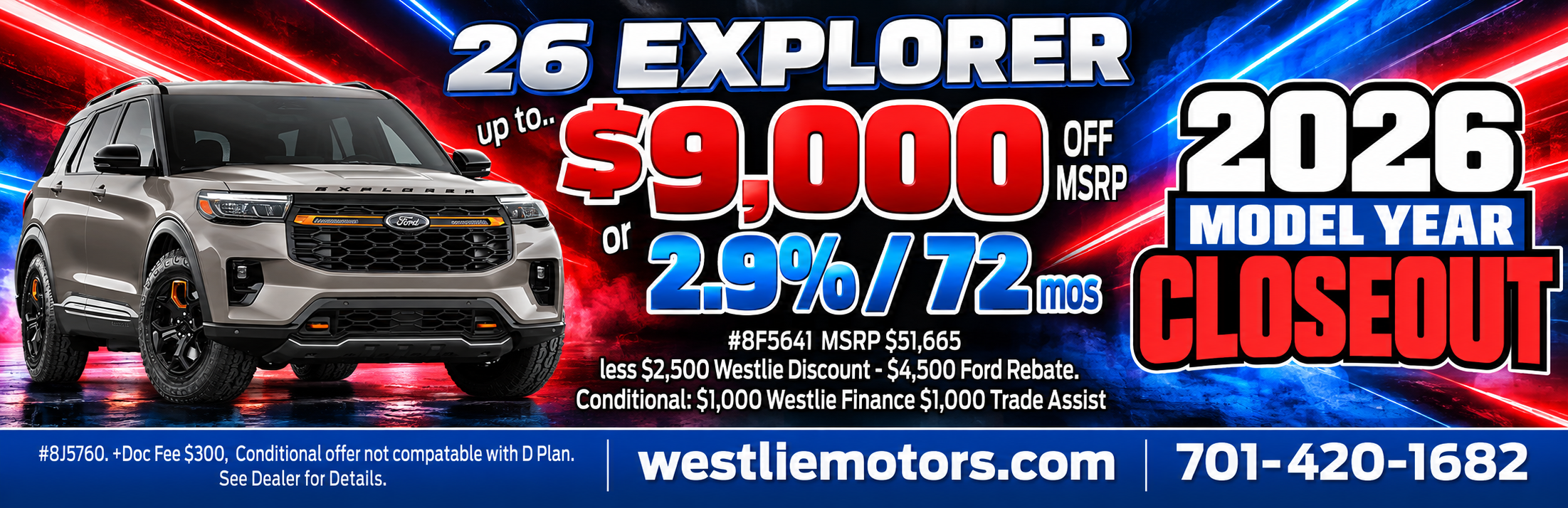 2026 Explorer Closeout