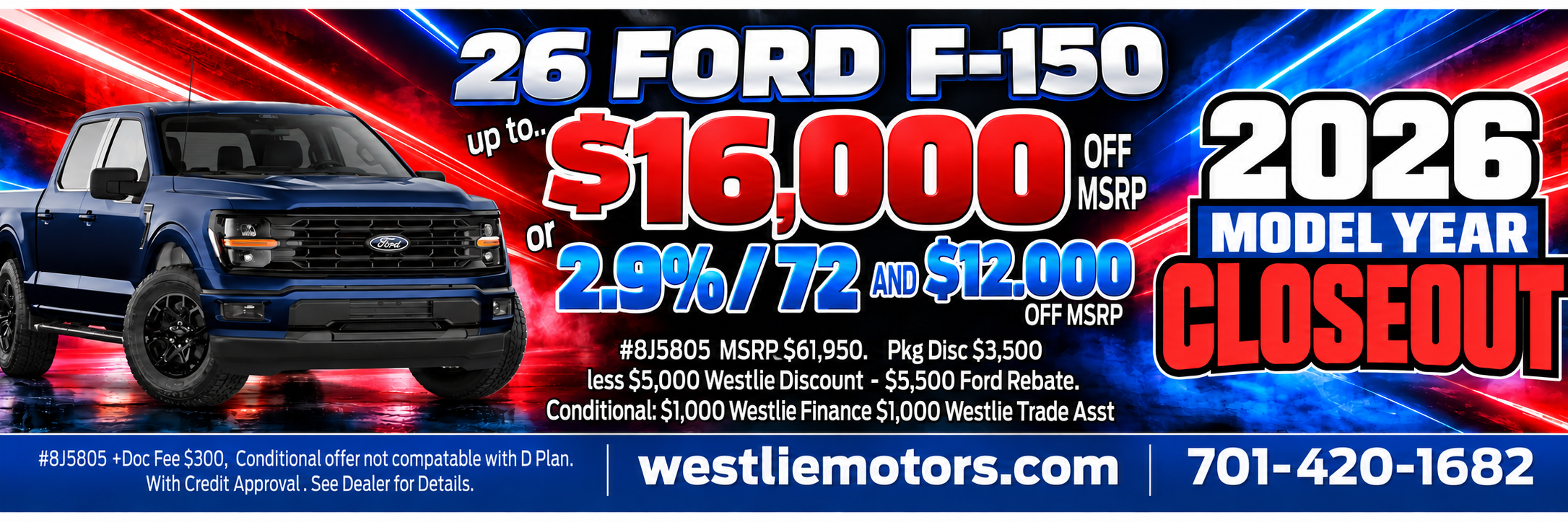 Ford F150 Closeout
