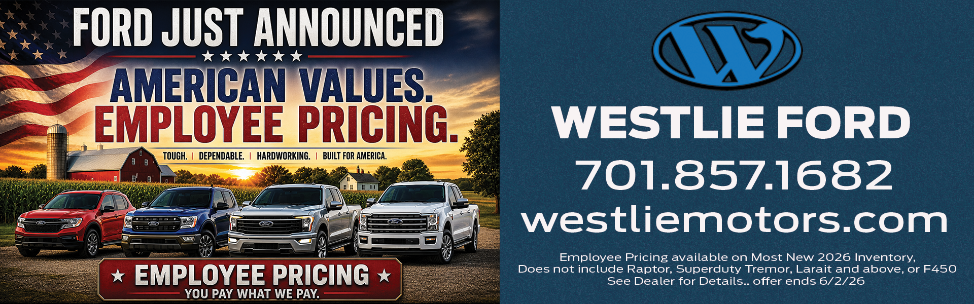 Employee pricing