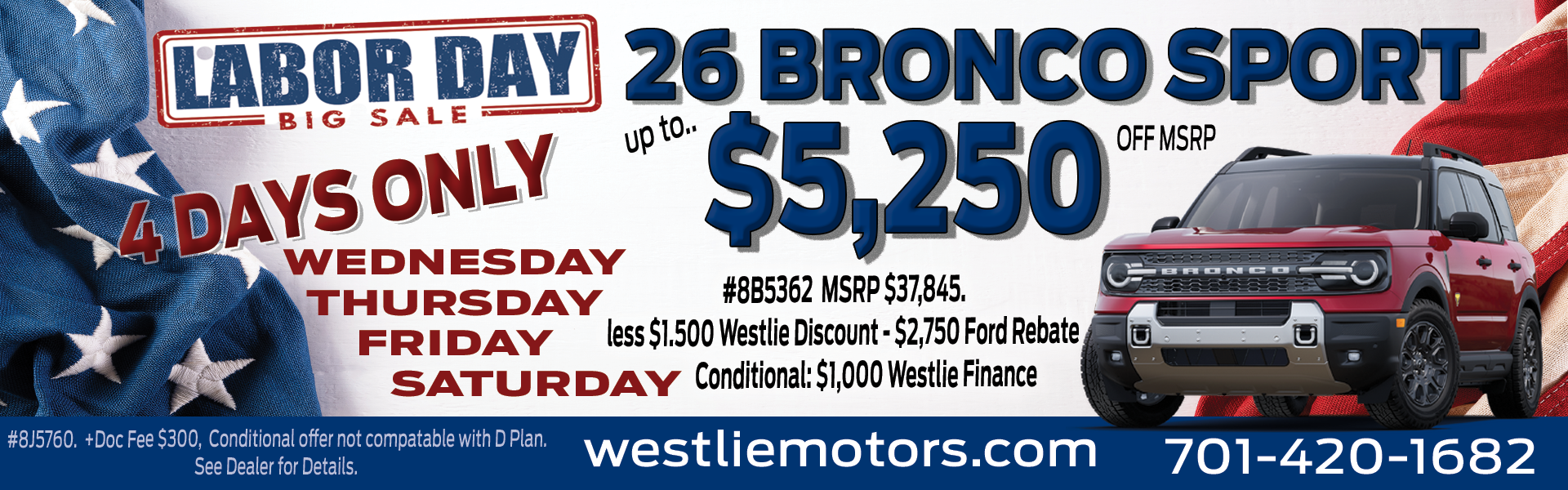 LD Sale Bronco Sport